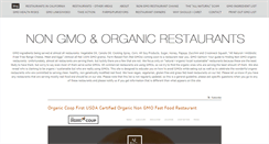 Desktop Screenshot of nongmoorganicrestaurants.com