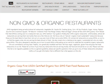 Tablet Screenshot of nongmoorganicrestaurants.com